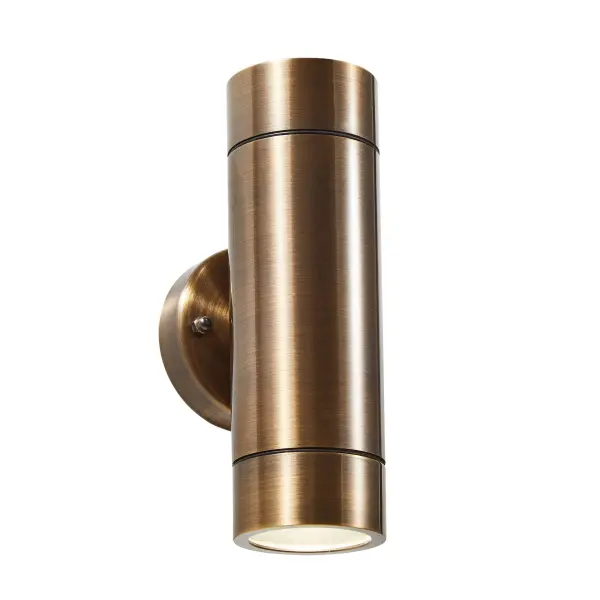 Brac Outdoor Up & Down Wall Light in Bronze Finish
